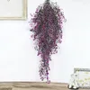 Decorative Flowers 75cm Artificial Green Plant Ivy Vine Hanging Rattan Leaves Flower Garlands For Garden Home Wall Decoration Wedding Party