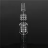 Diamond Knot Smoking Quartz Stack Banger Nails 20mmOD 10mm 14mm Bangers Nails For Glass Water Bongs Dab Rigs Pipes