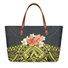 Duffel Bags Cumagical 2022 Latest Design Ladies Handbags Hawaiian Floral Print Neoprene Wholesale Replicate Luxury Custom Tote Bag