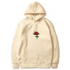 Sweats à capuche pour hommes Sweats Harajuku Sweat à capuche Hommes Mode Streetwear Rose fleur Imprimer Hoodies Tops Pull à capuche pour hommes Sweat à capuche vêtements T221008