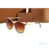 Sunglasses Mens Women Designer Round Fashion Gold Frame Glass Lens Eyewear