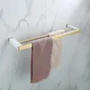 Ensemble d'accessoires de bain en laiton porte-serviettes en marbre/barre brosse de toilette porte-mouchoir étagère d'angle crochet de rangée or blanc matériel de salle de bain