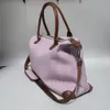 Vuxen seersucker duffel v￤skor marinbl￥ rosa rese veckos￤ck ￶ver natten duffelv￤ska preppy resande tote domil1062049