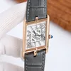 ダイヤモンドホローメンズウォッチオートマチックメカニカルリストウォッチ27mm豪華な防水ファッション腕時計
