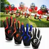 Gants de sport Professionnel Jeunes Enfants Récepteur de Football Américain Sport de Plein Air Camping Gant de Rugby pour Garçons Filles Âge 5-14 221010