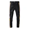Designer maschile 20SS jeans in difficoltà bicchetta strappata in fit motociclista denim per uomini pantaloni jeans mans vers hommes #825