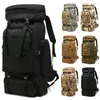 Backpack 80L Large Capacity Travel Climbing Bag Tactical Military Women Army Bags Canvas Bucket Shoulder Sports Male