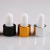 Lagringsflaskor Droper Cap med glaspipetter f￶r 18 mm nackstorlek Essential Oil Bottle Pipette Supply