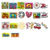 50pcs Keith Haring 만화 낙서 스티커 방수 벽 기타 노트북 오토바이 스케이트 보드 Funny Decals4283894