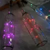 Strings 2M 20LED LED Bottiglia di vino Luci a forma di sughero Filo d'argento Mini stringa colorata per Natale al coperto all'aperto