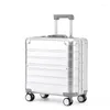 Carrylove 18 "인치 알루미늄 캐빈 가방 10kg 소형 캐리 온 트롤리 수하물 가방 (바퀴 포함)