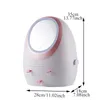 Storage Boxes LED Lamp Cosmetic Box With Mirror Desktop Jewelry Drawer Dust-Proof Nail Polish Bathroom Makeup Organizer