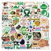 50 st Girl Scout Cookies Stickers Tecknad Graffiti Dekaler Barnleksaker DIY Laptop resväska Kylskåp Notebook Vattentät klistermärke