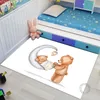 Dywany Moon Sleep Bear Dibet do salonu sypialnia Dywaniki domowe Dekor Dom Kids Lounge Dywan Soft Children Mat