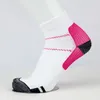 Chaussettes de Sport pour hommes et femmes, Compression, course à pied, équitation, 1 paire par ensemble