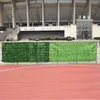 Decorative Flowers Encrypted Artificial Hedge Leaves Faux Lvy Leaf Privacy Fence Screen Simulation Plants For Outdoor Garden Yard