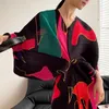 Jurken Miyake geplooide jurk Nieuw origineel ontwerp losslanke middellange middelste v-neck elegante bat mouw dames feestjurk 2022 zomer