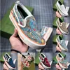 2022 New Fashion Luxurys Shoe Women Shoes Designers Tennis Tennis Tennis Beige Blue lavé Jacquard Denim Sole Broidered Vintage Casual Taille 35-46 Top Quality