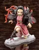 Japan anime demon slayer kimetsu no yaiba pvc action figil leksak kamado nezuko figur game staty modell figurs doll leksak gåvor q0722