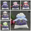 Хлопковая сетчатая лаванда пакетика пакета DIY сушеные цветочные сладкие Bursa Bags Sacks Wardrobe Promance Promance Bag Сумка подарки Организатор TH0553