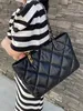 Lüks tasarımcı alışveriş çantası toes büyük kapasiteli orijinal deri elmas kafes çantalar kadın tasarımcı omuz crossbody çantalar zincir çanta
