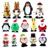 2022 Electronic Pets Wind-up and winding walking Santa Claus Elk Penguin Snowman Clockwork Toy Christmas Child Gift Toys C95