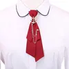 Bow bağlar İngiliz Kadınlar Kore versiyonu küçük kravat moda kolej tarzı öğrenci beyaz gömlek aksesuarları 4 23cm el yapımı mücevher