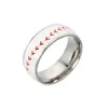 Metal Band Rings Creative Football Basketball Baseball Sports Rings Fashion Accessories