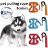 Dog Collars Reflective Breathable Y-shaped Pet Harness Adjustable Soft Strip Chest Mesh Webbing Supplies