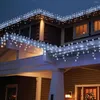 Strings Christmas Decor Led Lights With Remote String Fairy For House/Street/Garland Icicle Curtain Light Decoration