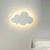 مصباح الجدار السحابة Nordic Ins Style الإبداع الحد الأدنى من السرير LED الإضاءة الحديثة والفتاة غرفة نوم غرفة نوم غرفة نوم