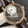 التقليد 7097B رجال مشاهدة ZF مصنع Rose Gold White Skeleton Dial Swiss 505 SR1 الحركة الأوتوماتيكية 28800VPH من الياقوت