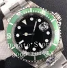 Relógios antigos liga Green Black Bezel Men's Watch Automatic Cal.3135 MOVIME