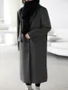 Women's Wool Blends CHIC VEN Winter Korean Women Long Coat Thickening Casual Warm Single Breasted Overcoat en Coats Office Lady Tops 221010