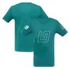 F1 Team 2022 Kort ärm T-shirt Sport Round Neck Casual Racing Suit Team Uniform