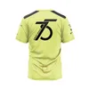 Drużyna F1 2022 Yellow Special Edition Short Rleeve Sports Tshirt Men039s Fan Polo Shirt Racing Ubranie 19888746