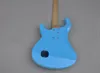 Blue 4 Strings Electric Bass -gitaar met esdoorn fretboard 21 frets