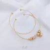 Bangle Strengthen Color Retention 14K True Gold Filled Manual Circle Copper Simple Bracelets Cuff Bangles DIY Jewelry