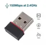 Nano 150M USB Wi -Fi Адаптер 150 Мбит / с беспроводной IEEE 802.11n G B Мини -антеновые дноя