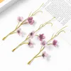 Decoratieve bloemen 10 stks kunstmatige string 17cm zijden nep voor huisdecor bruiloft decoratie diy vaas bruid ambachtelijke kransaccessoires