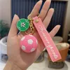 Football Keychain Soccer Straps PVC Soft Pendant Keychains Games Souvenir Factory Wholesale