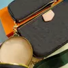 Kvinnors axeldesigner Fashion Mahjong Bag Mini Bag Purse Card Holder Handbag Trio