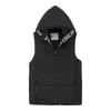 Lun Mens Veste Gitre de haute qualité Collier Black Fashion Fashion Luxury Designer Men's Down Veste