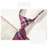 Fliegen Hohe Qualität 7 cm Reißverschluss Krawatte Für Frauen Männer Japanischen Stil Mädchen Student JK Uniform Krawatte Mit Geschenkbox