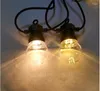 Strings 10M Globe String Light With 20 Clear/Milky Bulbs Connectable Vintage Festoon Ball Christmas Fairy For Patio