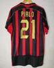 90 91 Retro tröjor FOTBOLLTRÖJOR 95 96 97 Gullit 01 02 03 12 14 15 Maldini Van Basten fotboll KAKA Inzaghi 06 07 PIRLO SHEVCHENKO BAGGIO Ac MIlans JERSEY