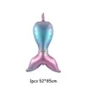 Other Festive Party Supplies 33pcs Mermaid Tail Balloons 1 2 3 4 5 6 7 8 9 Rose Gold Number Foil Balloon Kids Birthday Decorations Baby Shower Globos 221010