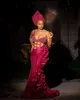 2022 ASO ASO EBI LACE DEDEDLED Dresses Mermaid Arecip Evening Party Second Second Disparty Condragement Dression ZJ217