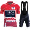 جيرسي جيرسي مجموعات INEOS GRENADIER TEAM CYCLING JERSEY مجموعة إسبانيا Tourvuelta Red Clothing Road Stirts Suit Bicycle Tops ROPA1497876