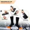 Sports Socks Warm Electric Thermal Heating For Skiing Running Hiking Women Men Winter Heated Cycling Camping Fishing Sport Tools